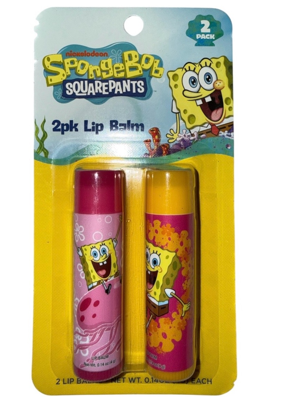 SpongeBob SquarePants 2pk Lip Balm